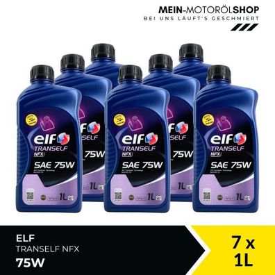 Elf Tranself NFX 75W 7x1 Liter
