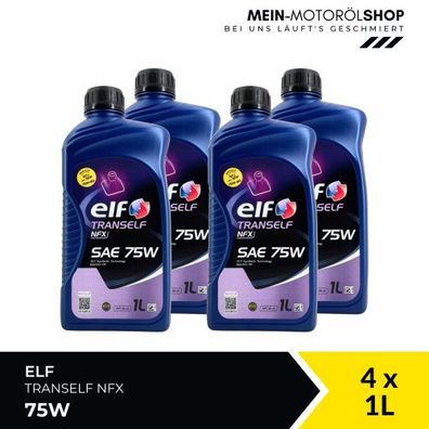 Elf Tranself NFX 75W 4x1 Liter