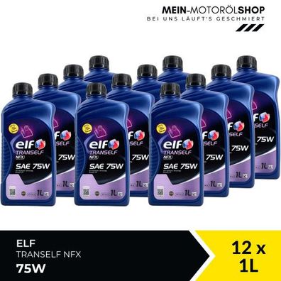 Elf Tranself NFX 75W 12x1 Liter