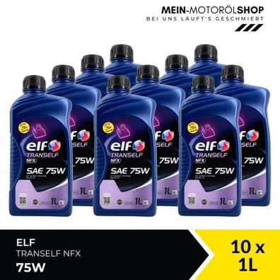 Elf Tranself NFX 75W 10x1 Liter