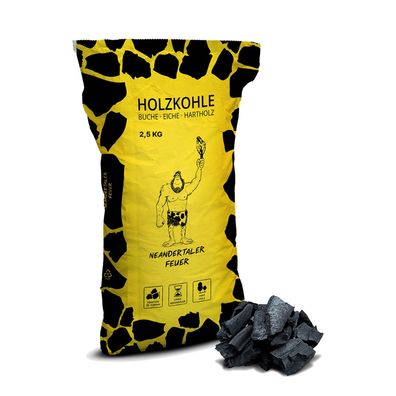 Grillkohle Kohle für Grill BBQ Smoker Charcoal Grillholzkohle Buche