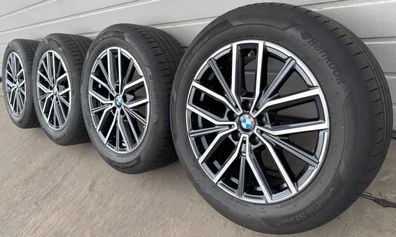 4x Original BMW X1 iX1 U11 18 Zoll Sommerräder Doppelspeiche M838 6891179 DOT23 6-7mm