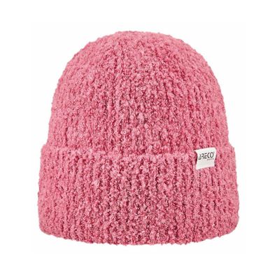 Areco Beanie Damen Bouclé pink
