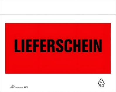 RNK Begleitpapiertasche C6 sk Lieferschein