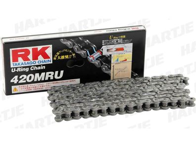 RK Kette "420MRU" 1/2 x 1/4, U-Ring Kette, Zugkraf 118 Glieder