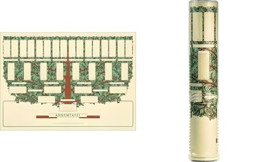 RNK Ahnentafel Schmuck Kleiner Baum für 5 Generationen DIN A3