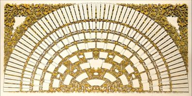 RNK Ahnentafel Schmuck Halbkreis für 8 Generationen 100x50cm