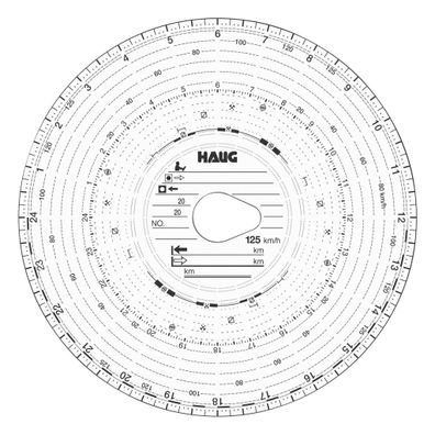 RNK Tachoscheibe 125 km/h Kombi 100St
