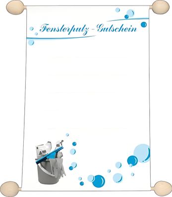 RNK Gutscheine Fensterputz-Gutschein DIN A5 Idee & Stil