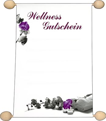 RNK Gutscheine Wellness Gutschein DIN A5 Idee & Stil
