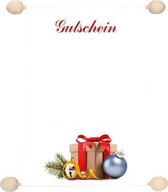 RNK Gutscheine Geschenk-Glocke-Kugel DIN A5 Idee & Stil