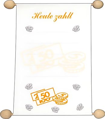 RNK Gutscheine Heute zahlt ... DIN A5 Idee & Stil