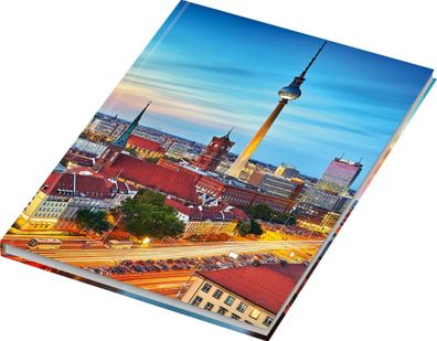 RNK Kladde Skyline kariert A5 96Bl