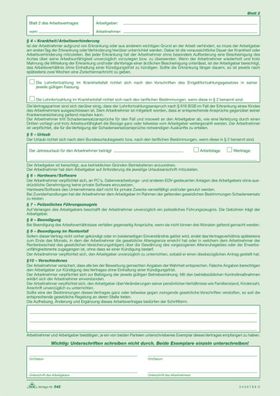RNK Arbeitsvertrag DIN A4 SD 2x2Bl gewerbliche Arbeitnehmer 10St