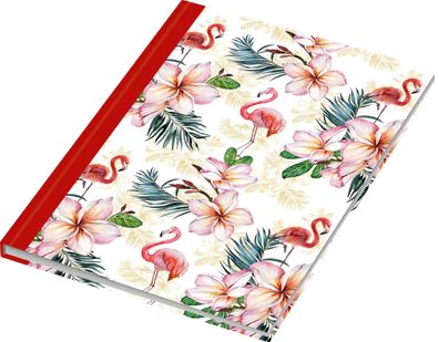 RNK Kladde Flamingo rot A5 dotted 96Bl