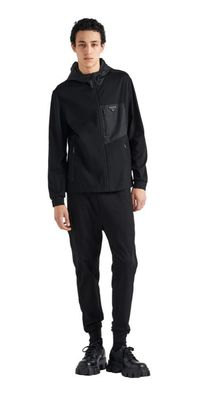 Prada Hose Baumwolle Re Nylon Schwarz Herren