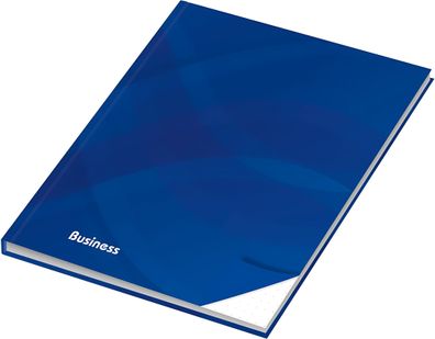 RNK Kladde Business blau dotted A5 96Bl