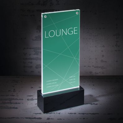 Sigel LED-Tischaufsteller luminous TA424