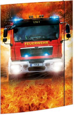 RNK Zeichenmappe On Fire A3 Gummizug 310x440mm