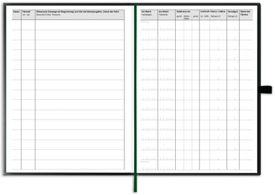 RNK Premium Fahrtenbuch für PKW 144 Seiten, DIN A5