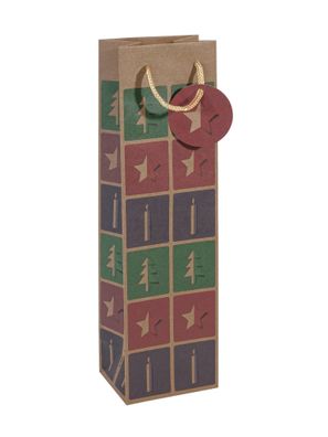 Sigel Geschenktasche Bottle Kraftkarton GT045