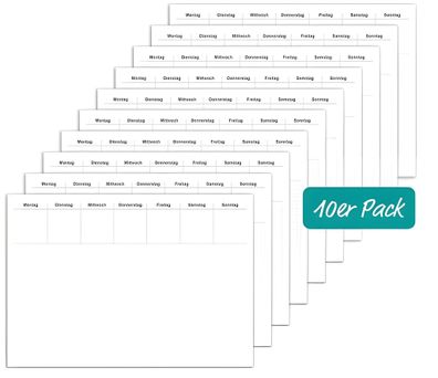 RNK Schreibunterlage 600x420mm 10 Stk. Office - Liniert & Kariert
