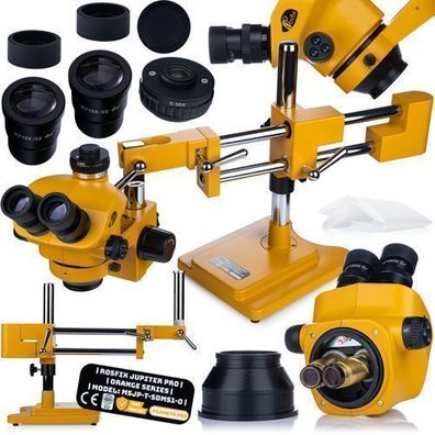 Rosfix Stereomikroskop Jupiter Pro – 7x–50x Zoom | Trinokular, XY-Tisch