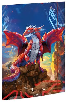 Roth Trendige Zeichenmappen A3 Robo-Drache