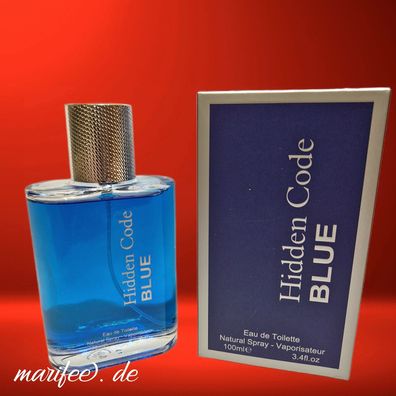 Eau de Toilette, Hidden Code Blue, for Men, 100 ml, Fruchtig-würzig Art.-Nr. 43229