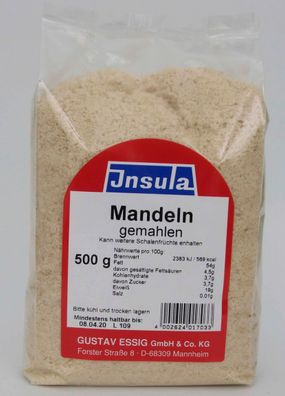 Insula Mandeln gemahlen 500 g