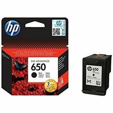 HP Ink No 650 HP650 HP 650 Black Schwarz (CZ101AE#BHK)