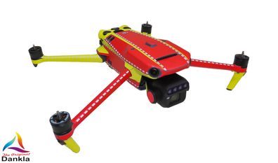 DJI Mavic 3 Enterprise - Skin - Design: Feuerwehr ohne Alles - Individualisierbar
