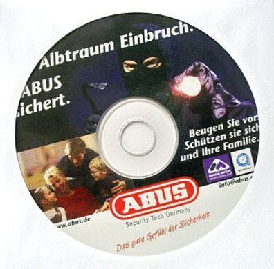 Albtraum Einbruch ABUS sichert - PC Computer CD-ROM