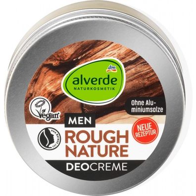 Alverde Men Rough Nature Deo-Creme 50 ml / 1,7 fl oz