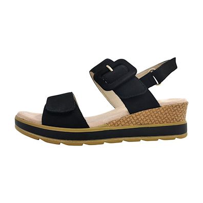 Caprice 9-28753-42/008 Schwarz black nubuc 008