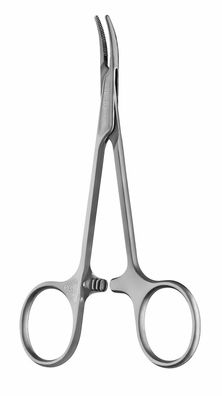 SUSI Einweg-Mosquitoklemme gebogen 125 mm 20 Stück