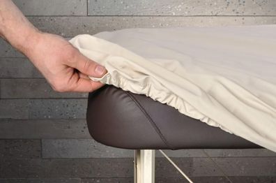 Schonüberzug ölresistent 202x85 cm blanc eckig
