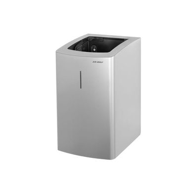 Abfallbehälter Serie Alpha Edelstahl gebürstet 25 l