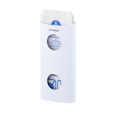 Hygienebeutelspender Serie Alpha weiß für 25-30 Beutel