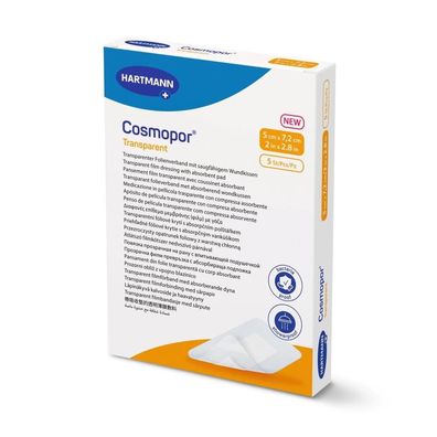 Cosmopor® Transparent 5 x 7,2 cm steril 5 Stück