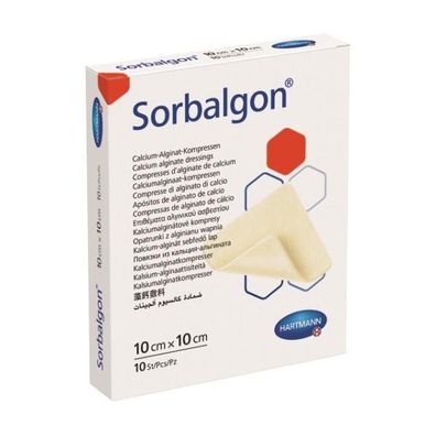 Sorbalgon® Kompressen 10 x 10 cm á 10 Stück