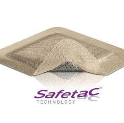 Mepilex Border Ag Schaumverband 10 x 12,5 cm 5 Stück