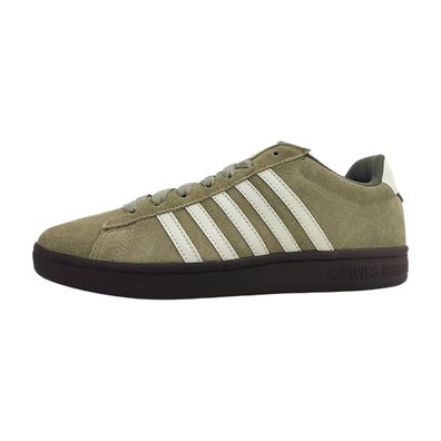 K-Swiss Court Tiebreak II 09492-367-M Grün burnt olive/black coffee