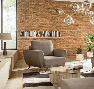 Generic Eltap Sessel Megis - Polstersessel mit Armlehnen, Polyester, Versch. Farben