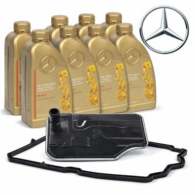 8L Original 236.15 Getriebeöl + Filter für Mercedes 7 Gang 7G Tronic 722.9