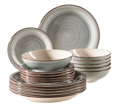 Tafelservice 18-teilig für 6 Personen, Lumaca