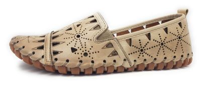 Gemini Anilina Slipper 031225-02/004 Blau beige 004
