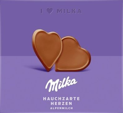 I Love Milka Herzen Vollmilch 130 g