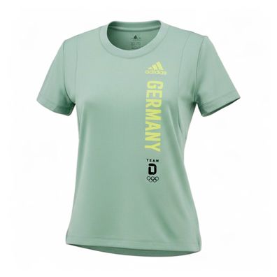 Adidas Olympia Tokyo 2020 GER Team Germany Deutschland T-Shirt Damen FS0064