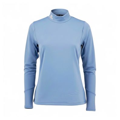 Adidas Golf Cold Ready Rollkragen Rolli Mock Longsleeve Damen blau GR3661